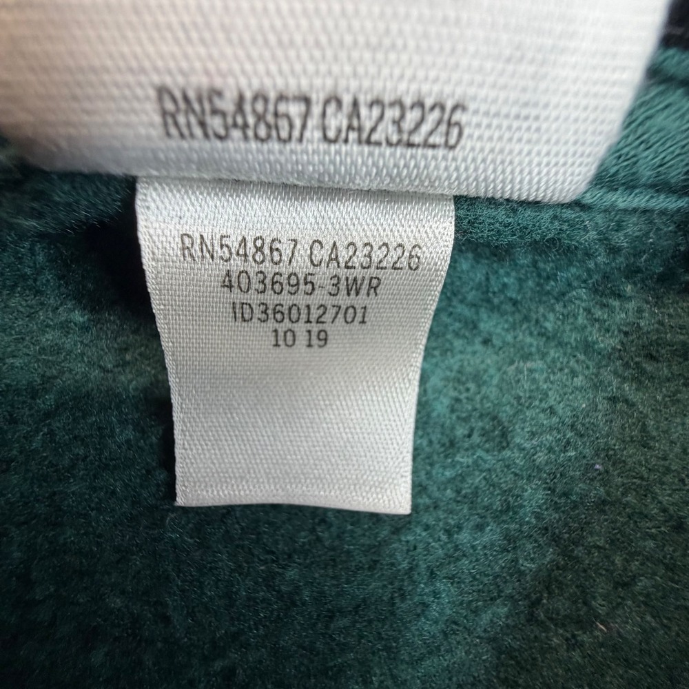PINK Victoria's Secret Hoodie Women L Green Sherpa Lined Pullover Sweatshirt - Picture 7 of 11